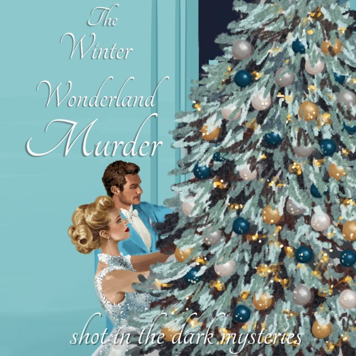 1080 x 1080 Cover for The Winter Wonderland Murder, a Christmas mystery party game from Shot In The Dark Mysteries