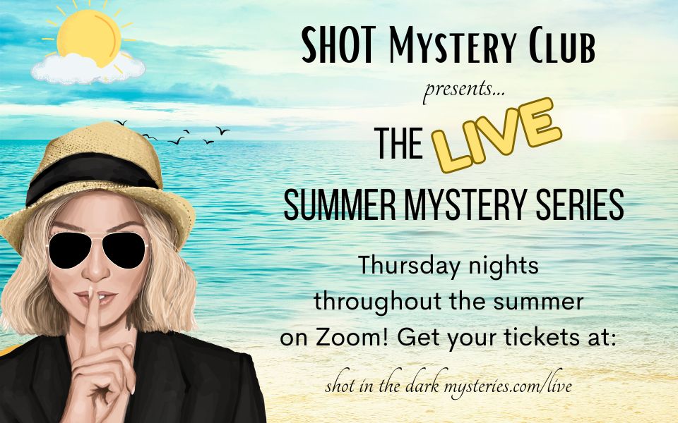 Summer mystery series, live, online zoom mystery party games