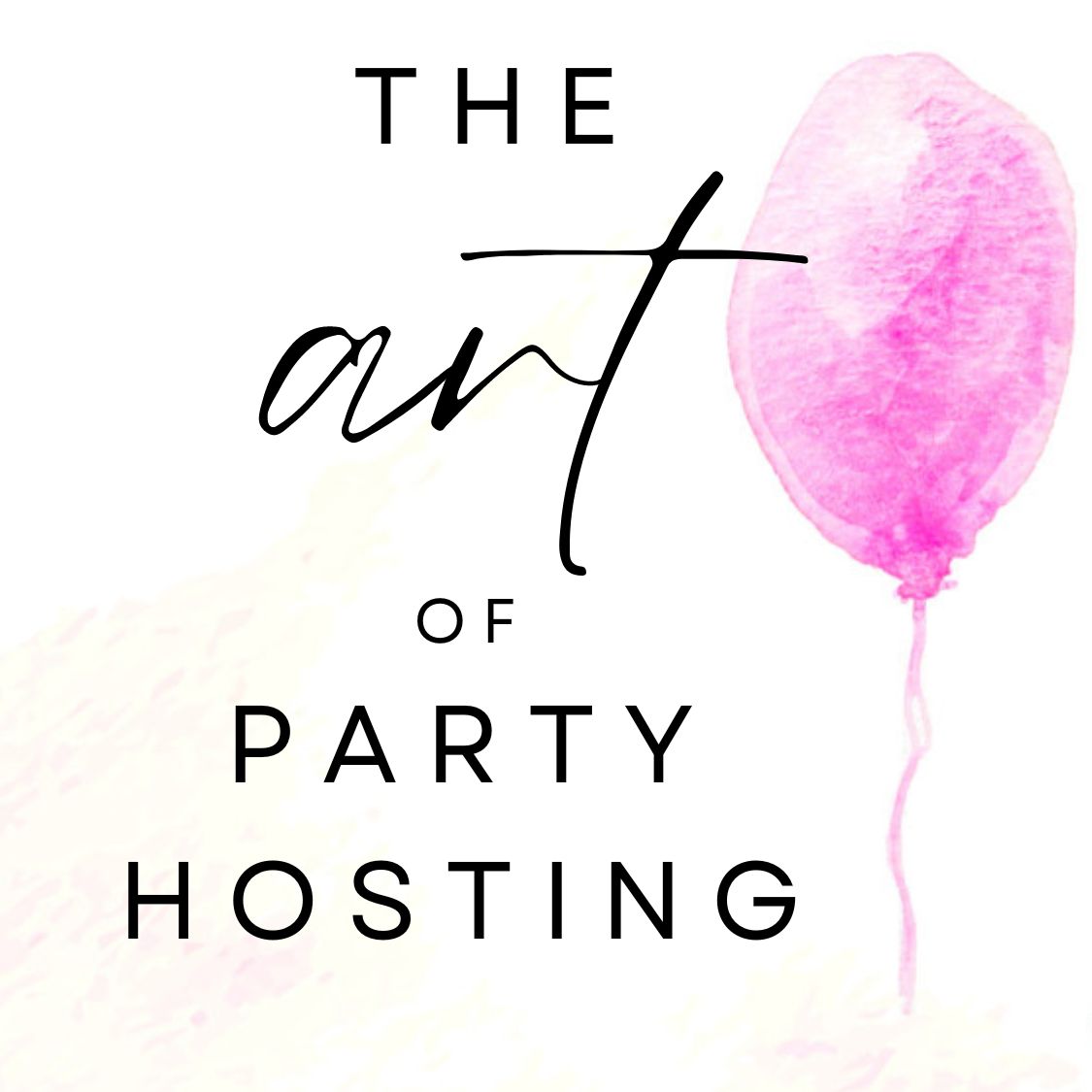 The logo for Shot In The Dark Mysteries' email series The Art of Party Hosting