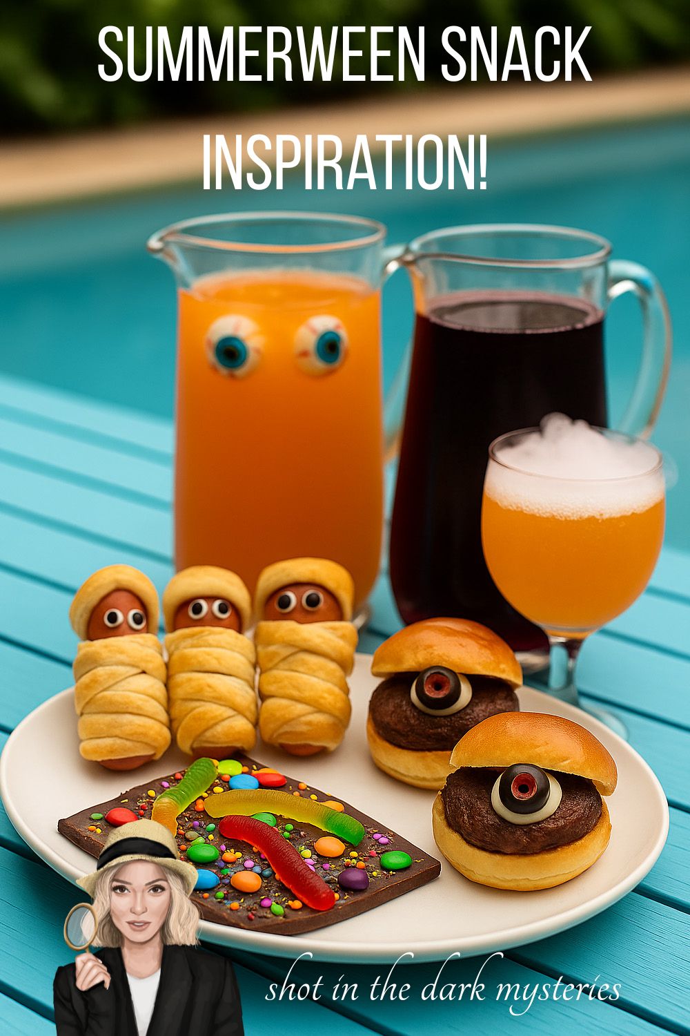 SUMMERWEEN SNACK INSPO! Summerween Snack Ideas