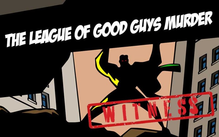 The League Of Good Guys Optional Witness Pack 1 Female 1 Male