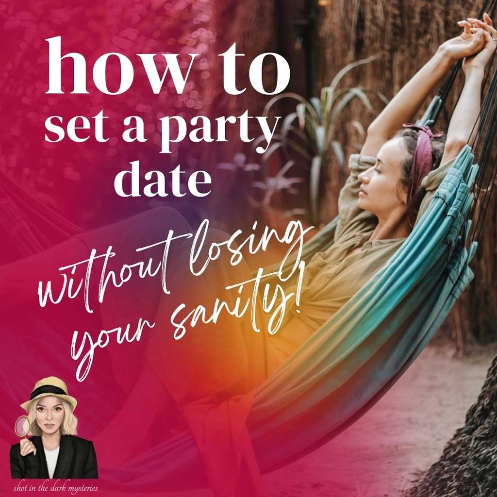 Murder Mystery Dinner Party Invitation - My (In)Sanity Party