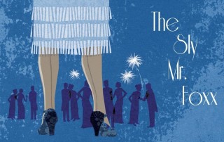 Cover for The Sly Mr. Foxx, a 1920s, Gatsby-inspired murder mystery party game from Shot In The Dark Mysteries