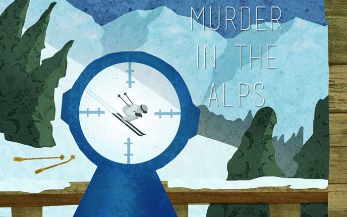 Murder in the Alps Skiing Chalet Murder Mystery Party Game Cover