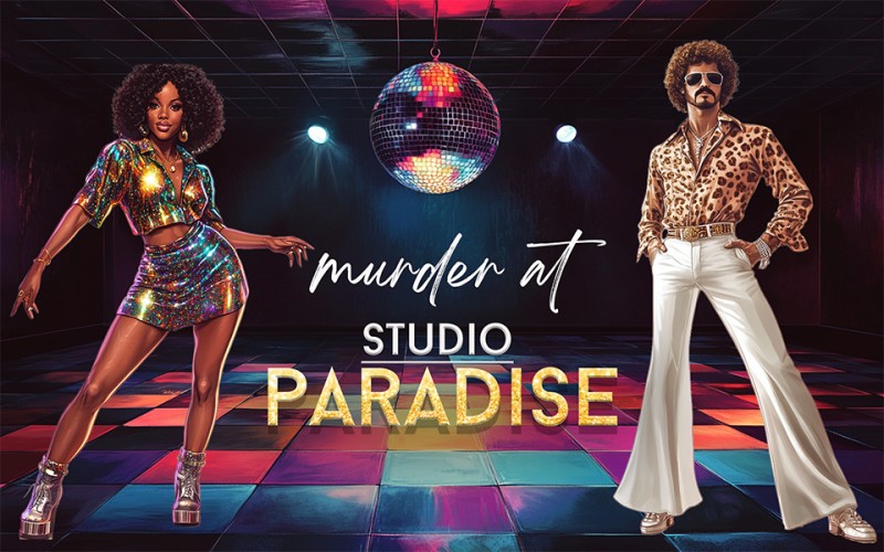 Murder at Studio Paradise 4 Female 4 Male Mystery Party Game