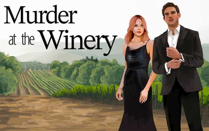 Murder in the Winery Mystery Party Game