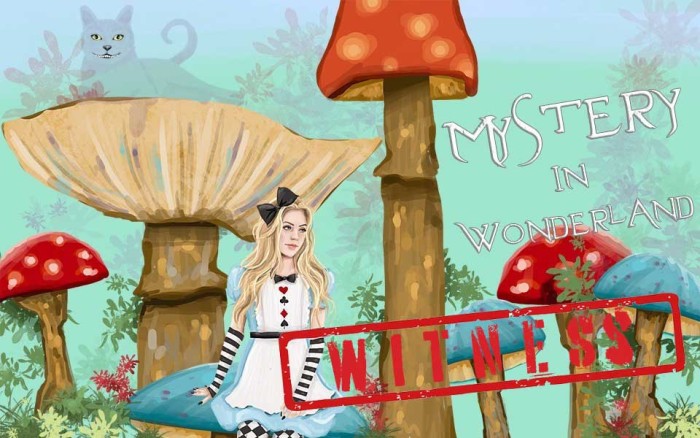 Mystery in Wonderland Optional Witness Pack 1 Female 1 Male